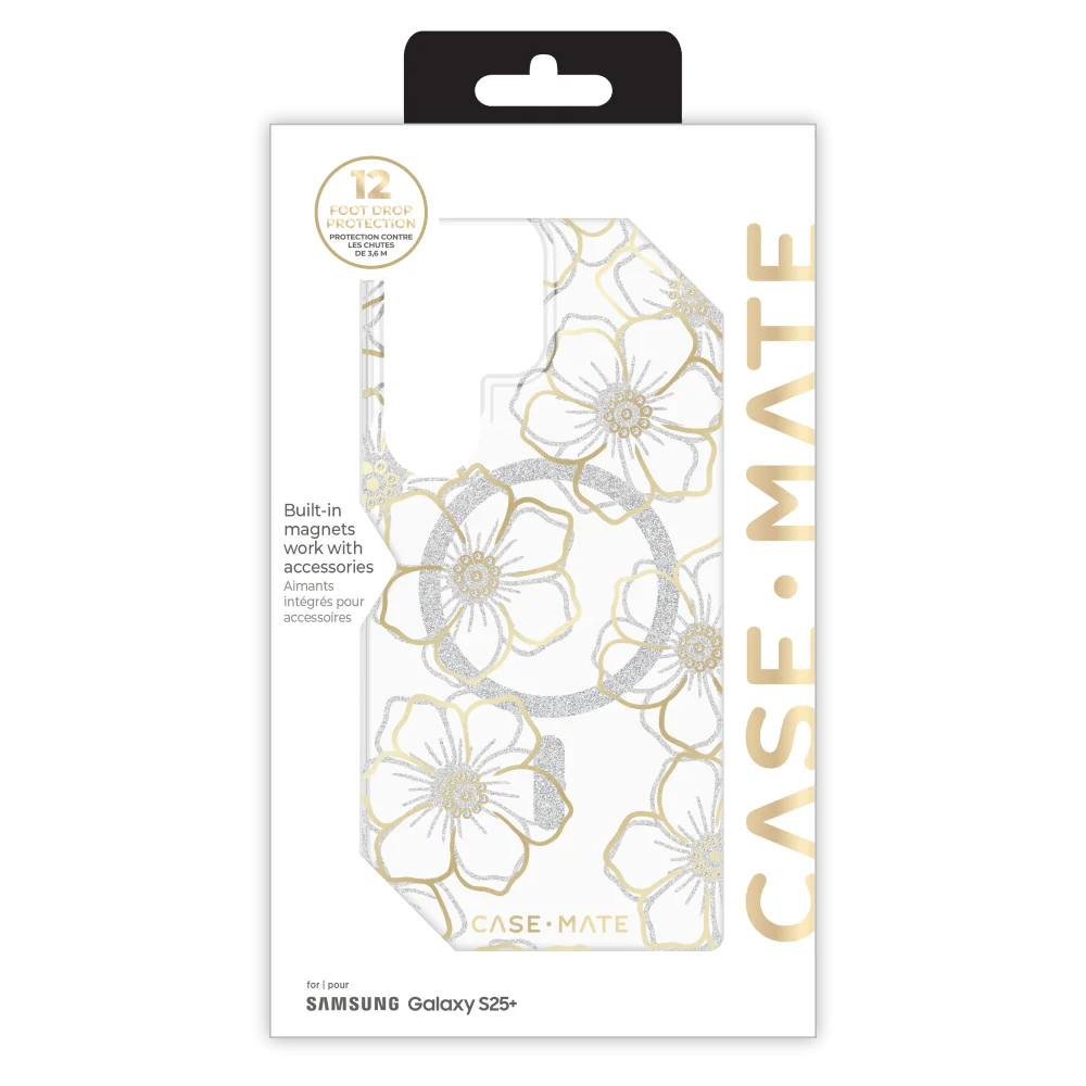 Case-Mate Floral Gems Case with Magnet for Samsung Galaxy S25+ - Image 9