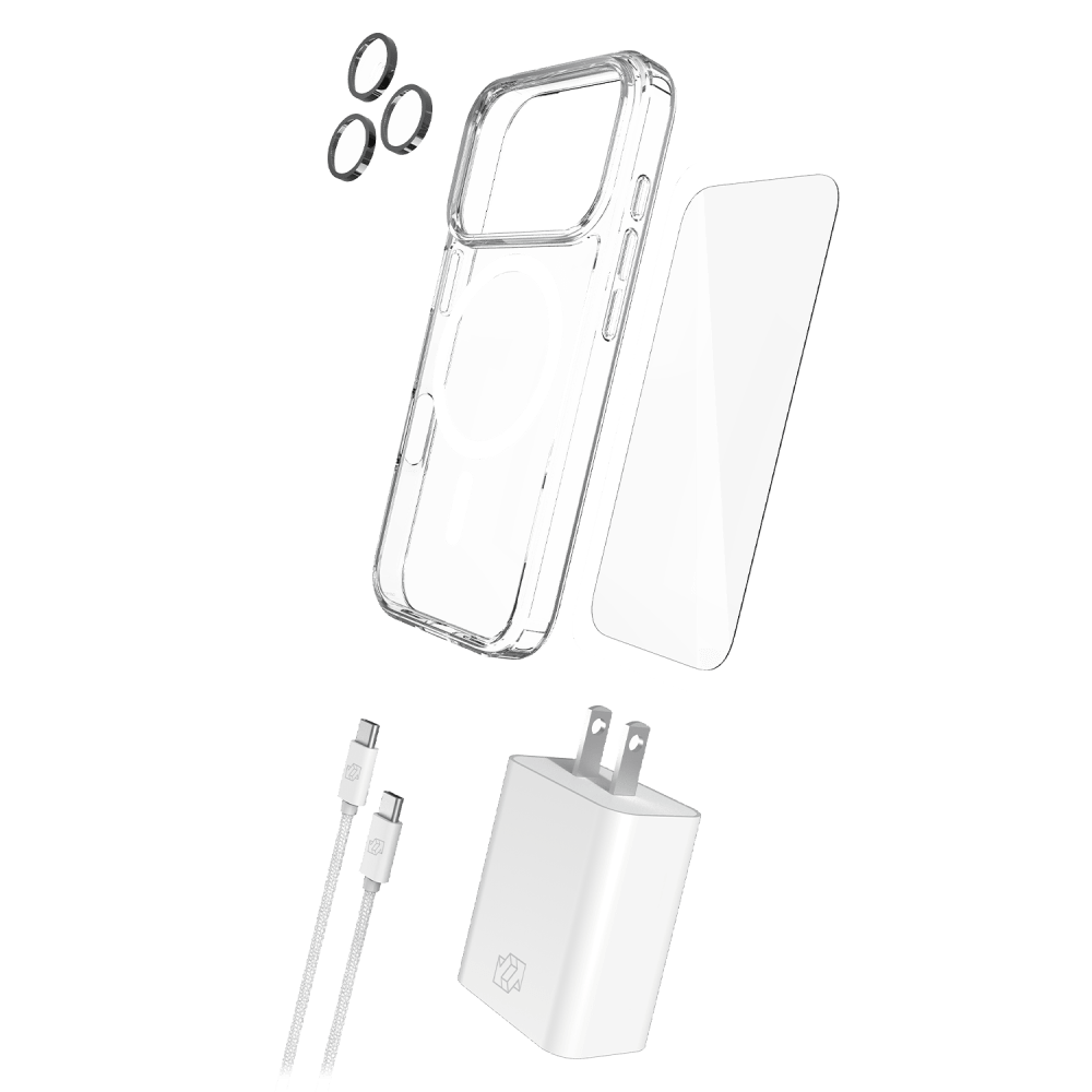 Gadget Guard 5-in-1 Bundle (Case, Screen Protector, Lens Protector, Charger, Cable) for Apple iPhone 17 Pro Max - Image 4