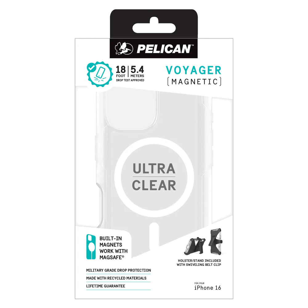 Pelican Voyager MagSafe Case with Holster for Apple iPhone 16 - Image 14