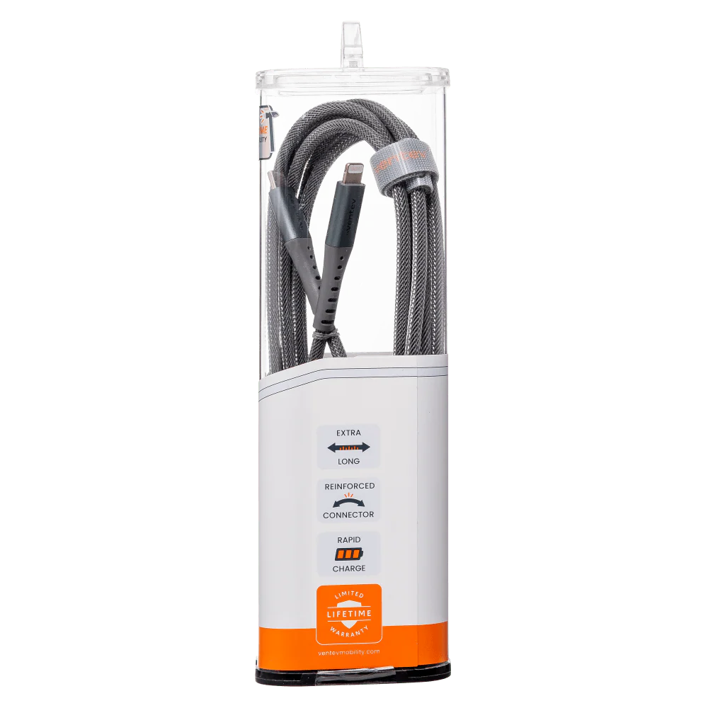 Ventev Alloy USB-C to Apple Lightning High Speed Ultradurable 10 Foot Cable - Image 6
