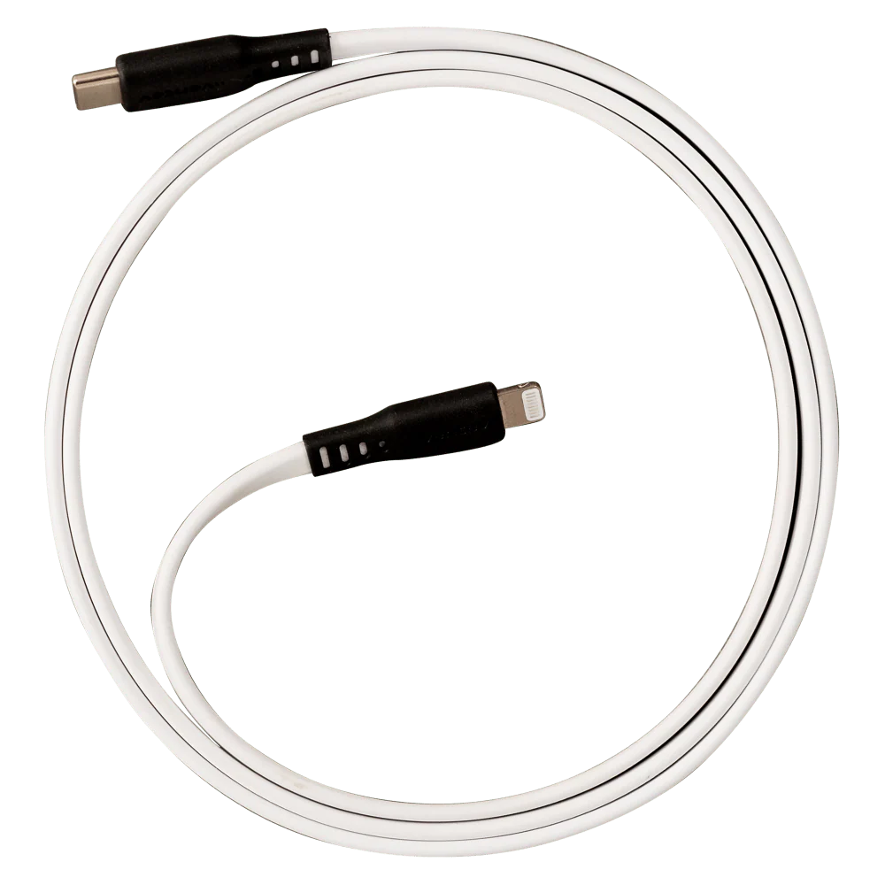 Ventev Flat USB-C to Apple Lightning High Speed Tangle-Free 6 Foot Cable
